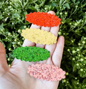 Scalloped SET OF 4 Snap Clips