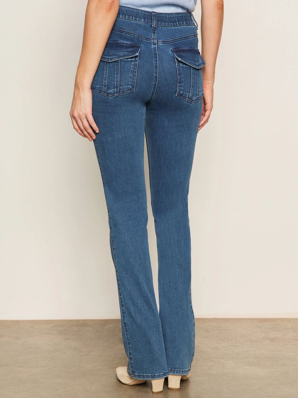 Soft and Stretchy Smart Stretch Sculpted Hayden Bootcut Standard Rise Denim Pant Lucky Streak