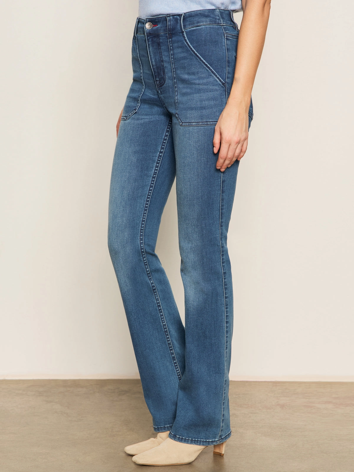 Sculpted Hayden Bootcut Standard Rise Denim Pant Lucky Streak Durable Waistband Perfect Length