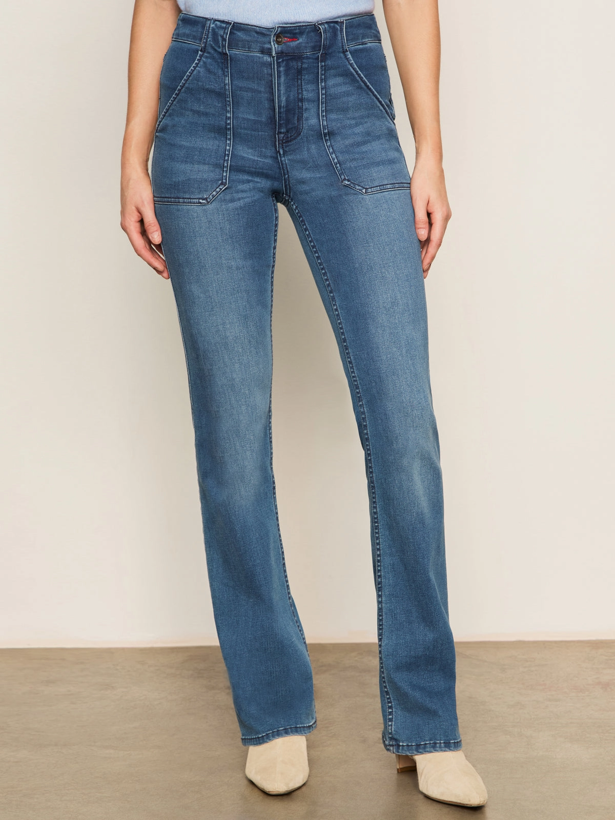 Sculpted Hayden Bootcut Standard Rise Denim Pant Lucky Streak BreathableFabric
