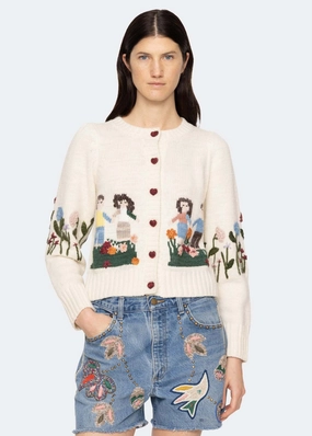 Sea NY Wendie Knit Long Sleeve Cardigan Easy Movement Simple Cozy Chill Vibe Sea NY Wendie Knit Long Sleeve Cardigan