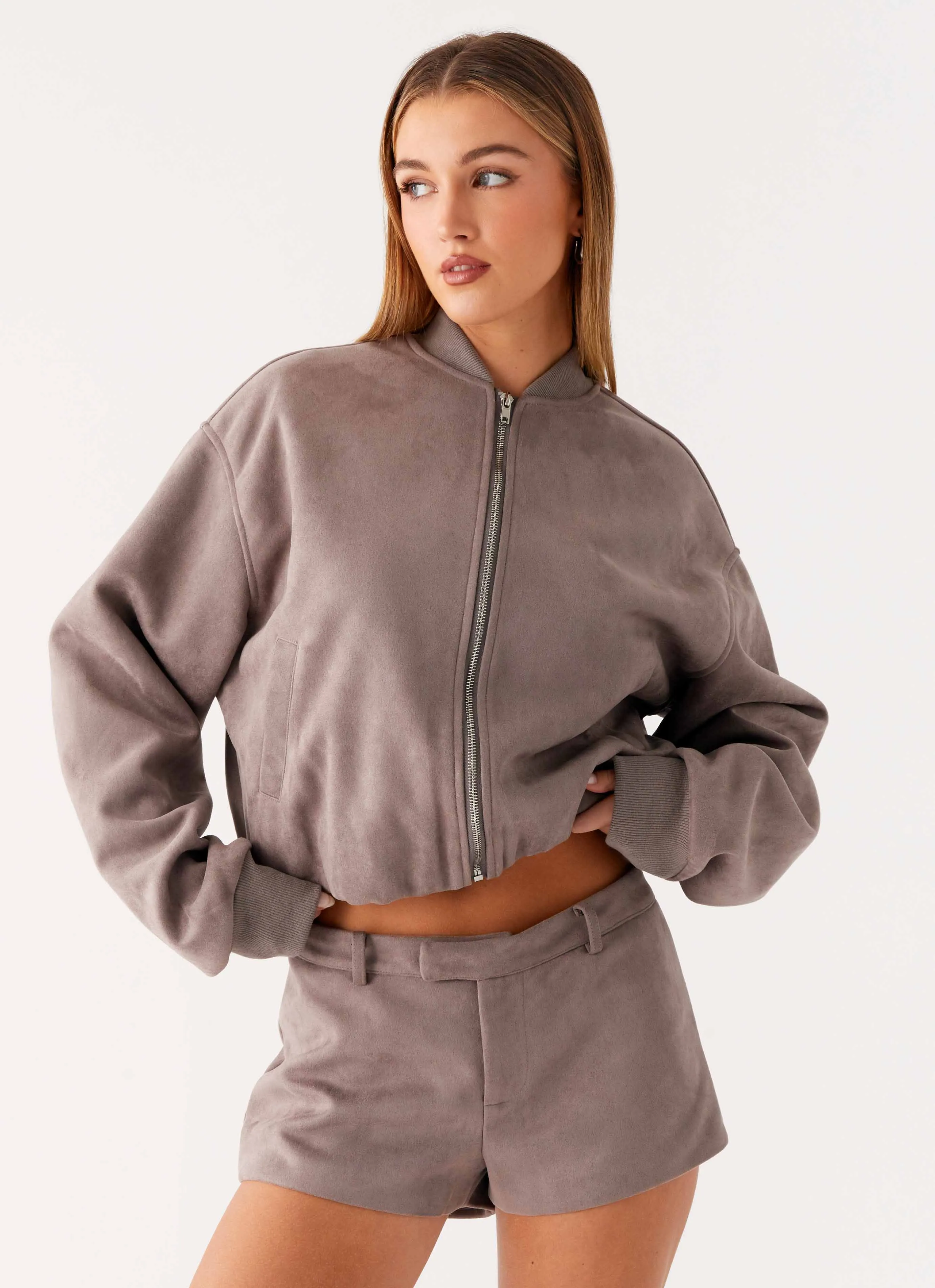 Thats Chill Mini Shorts - Grey Quick Move