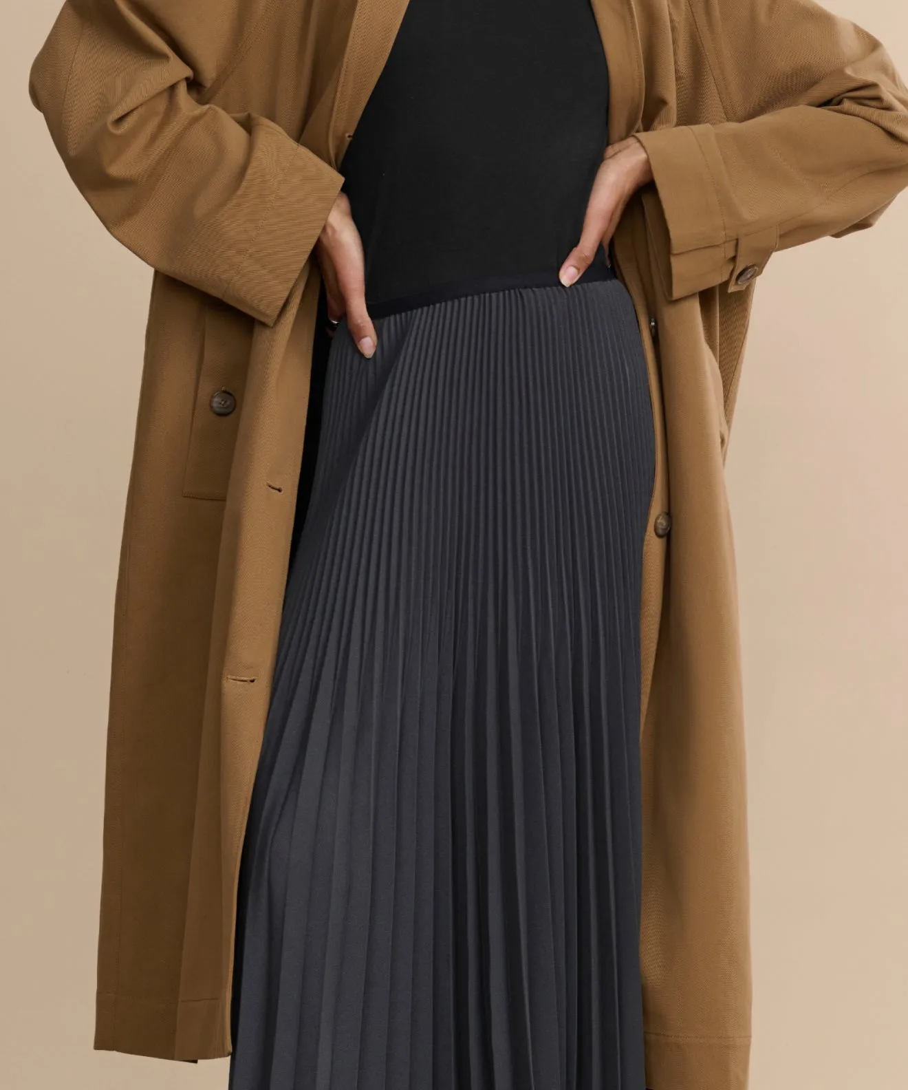 Pleated Skirt Effortless Style Quick Wear