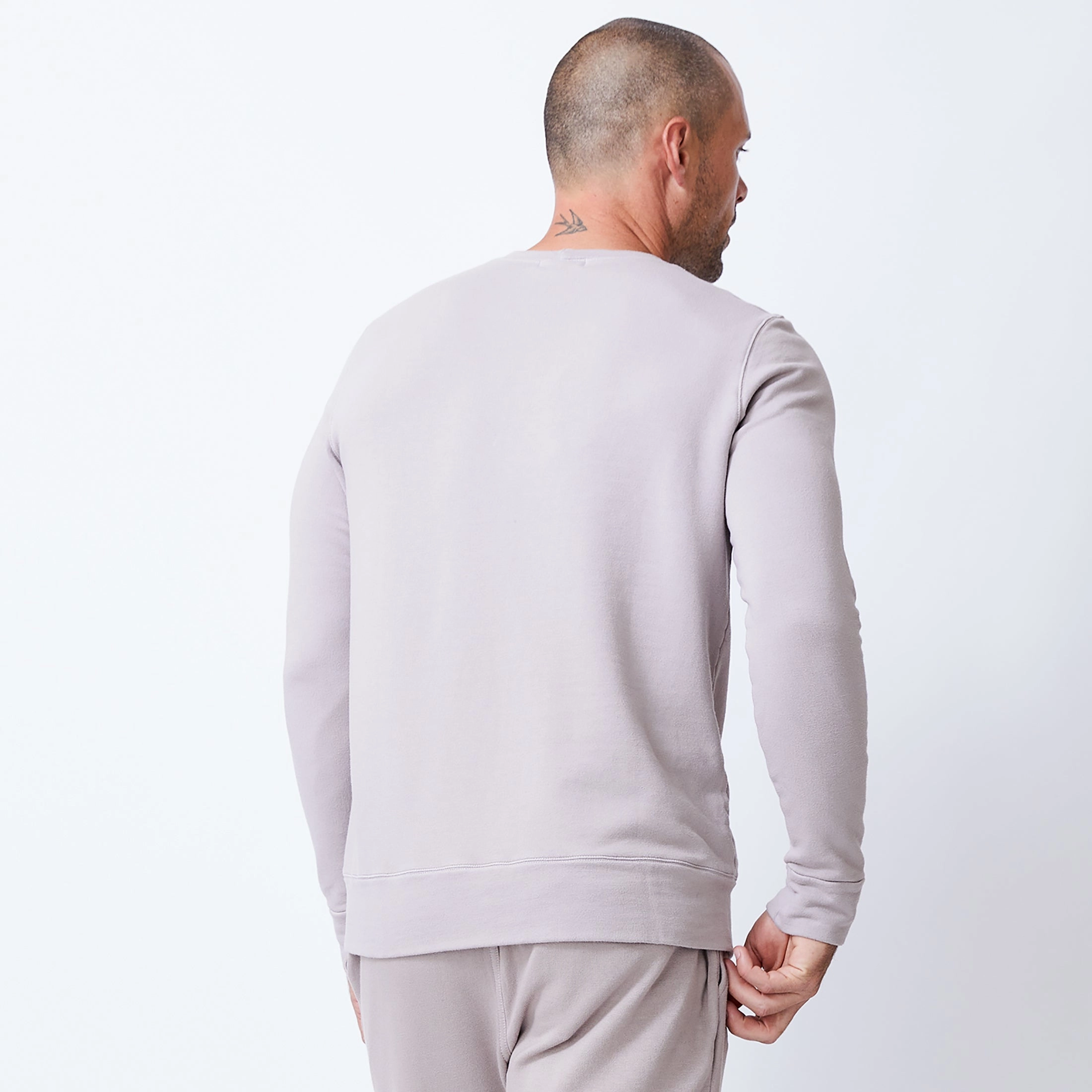 WrinkleResistantTextile Supersoft Fleece Crew Neck Sweatshirt