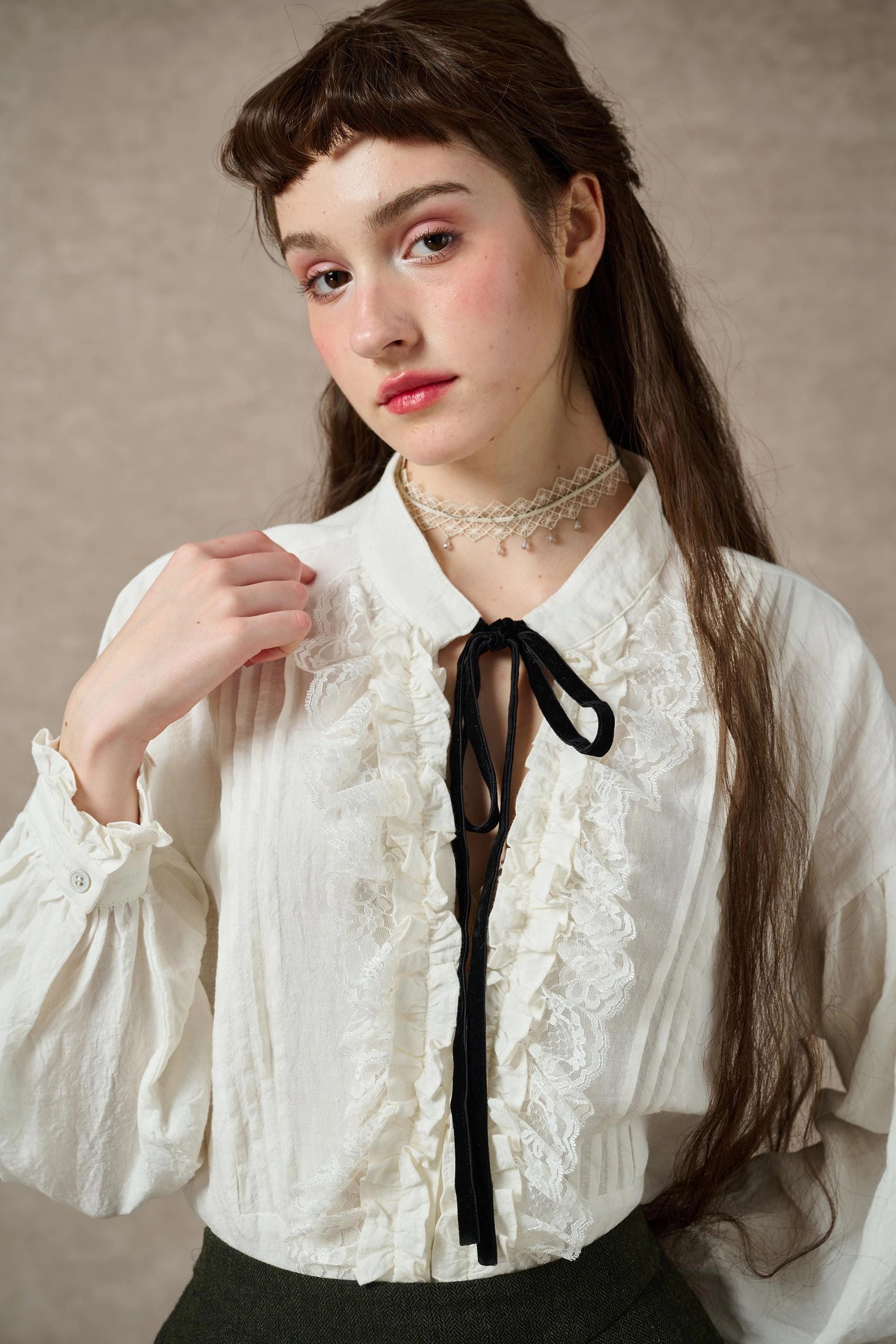 Weather Friendly Selena 22 | Victorian Ruffled Blouse