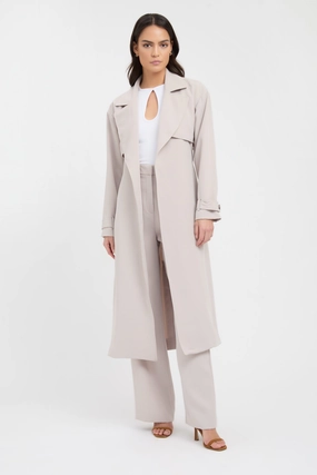 Serge Trench Microfiber Lining Serge Trench Motion Friendly Symbol