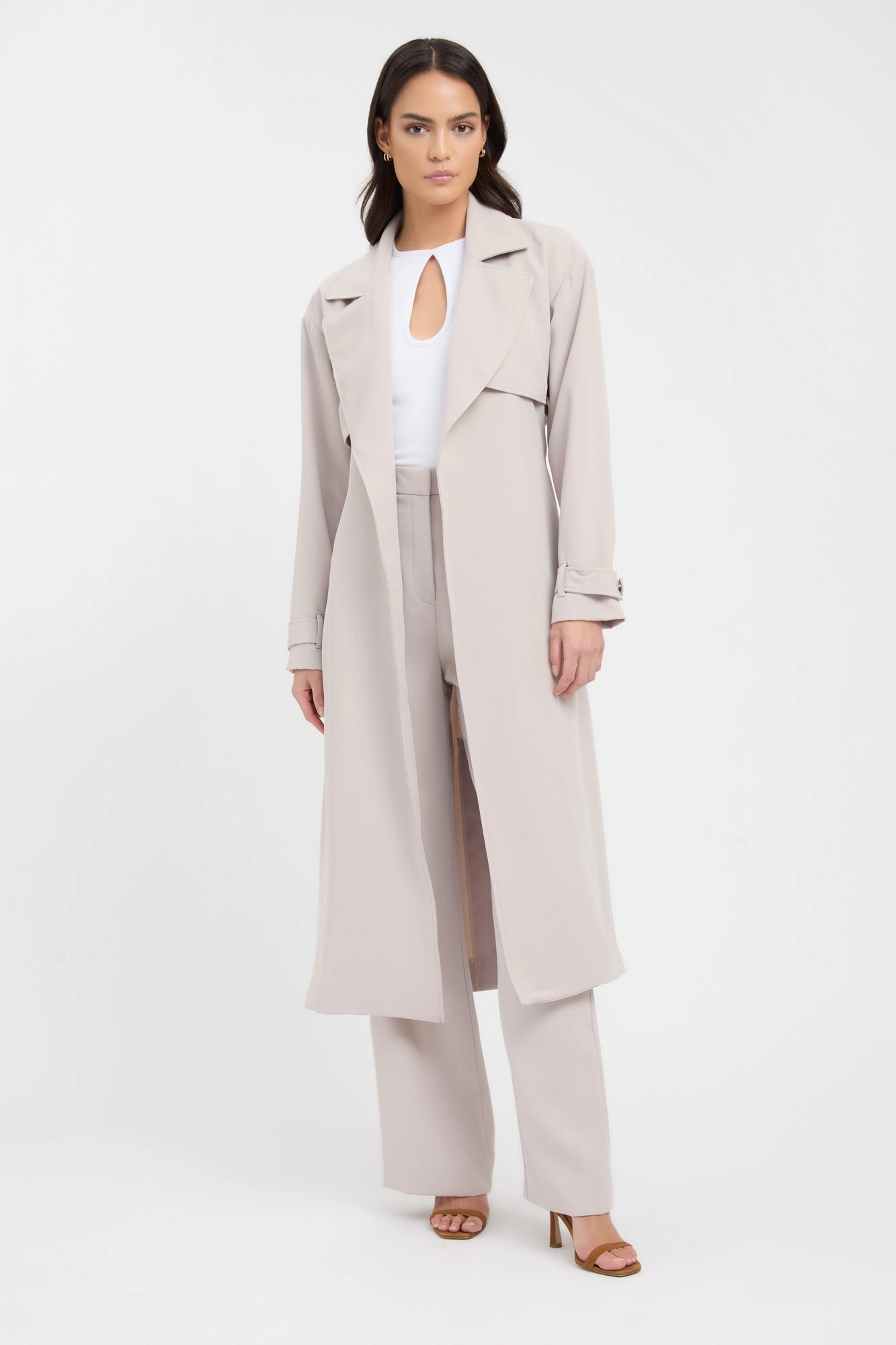 Serge Trench Corduroy polka dotted