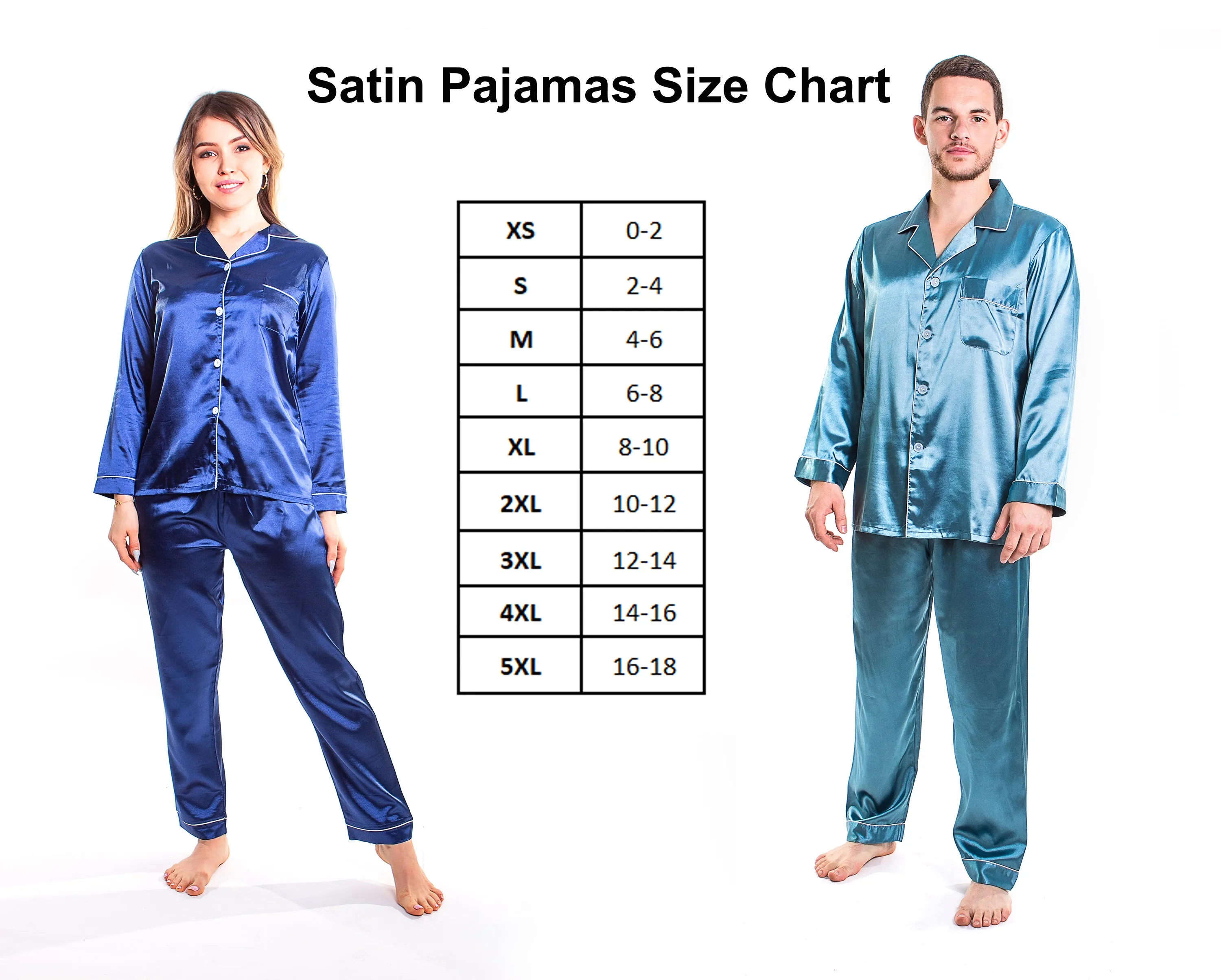 Set of 14 Bachelorette Custom Satin Pajamas for Bridesmaids Bridal Shower - Sh   Long