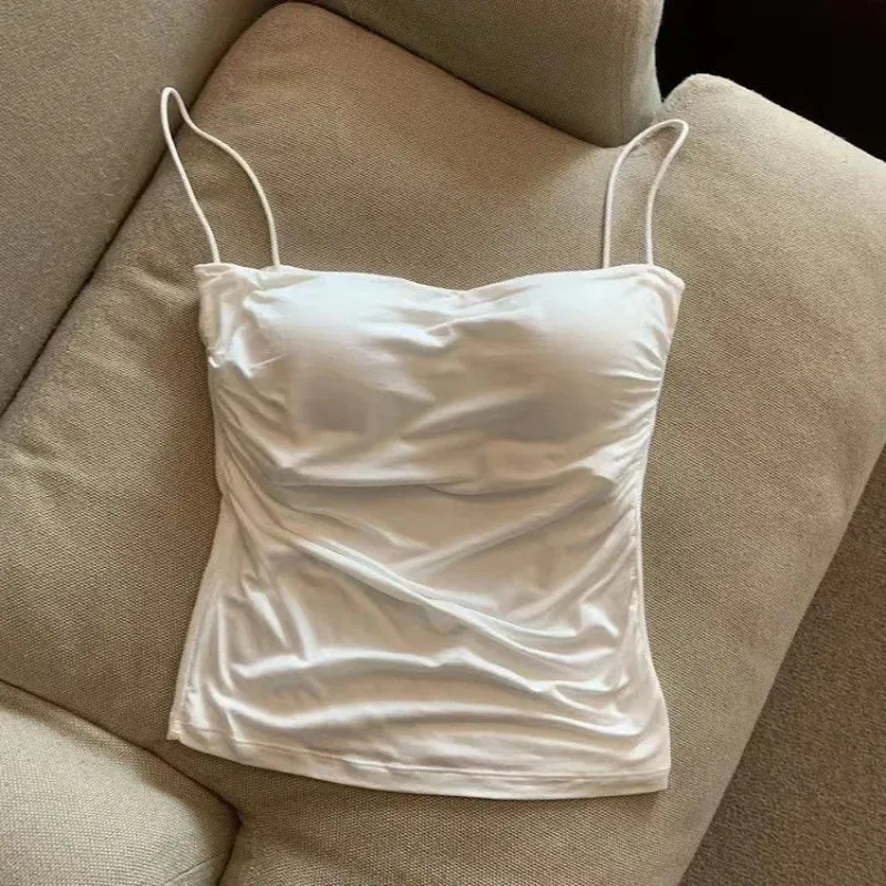 Sexy Crop Top Women Basic Cotton Sleeveless Vest