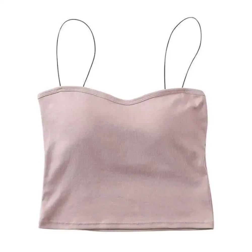 Sexy Crop Top Women Basic Cotton Sleeveless Vest