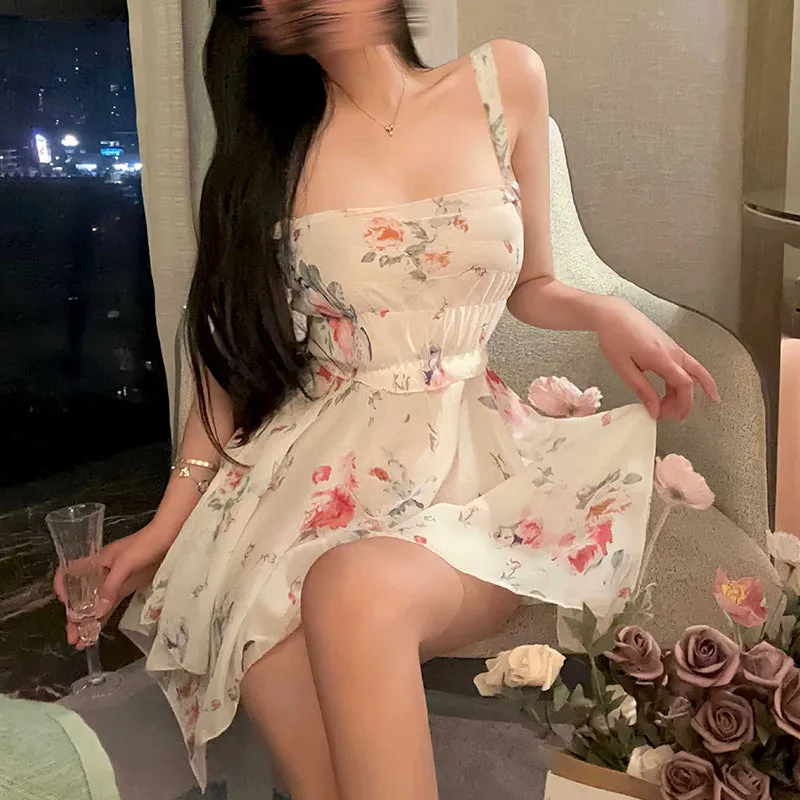 Sexy floral pajamas