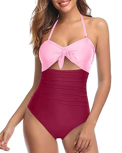Sexy One Piece Cutout Bathing Suits