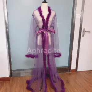 Sexy Plush Sheer Lace Pajamas