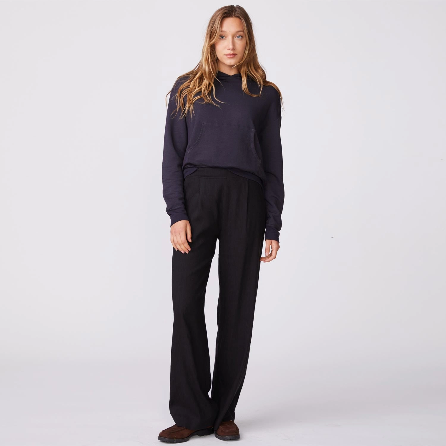 Softfleece Girlfriend Pullover YarnDyedFabric