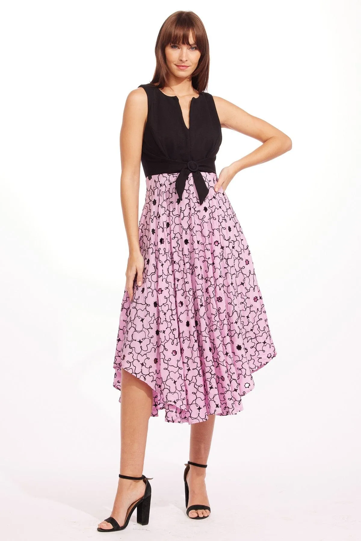 Cordelia Dress - Carnation Elegant Cut Breath Soft