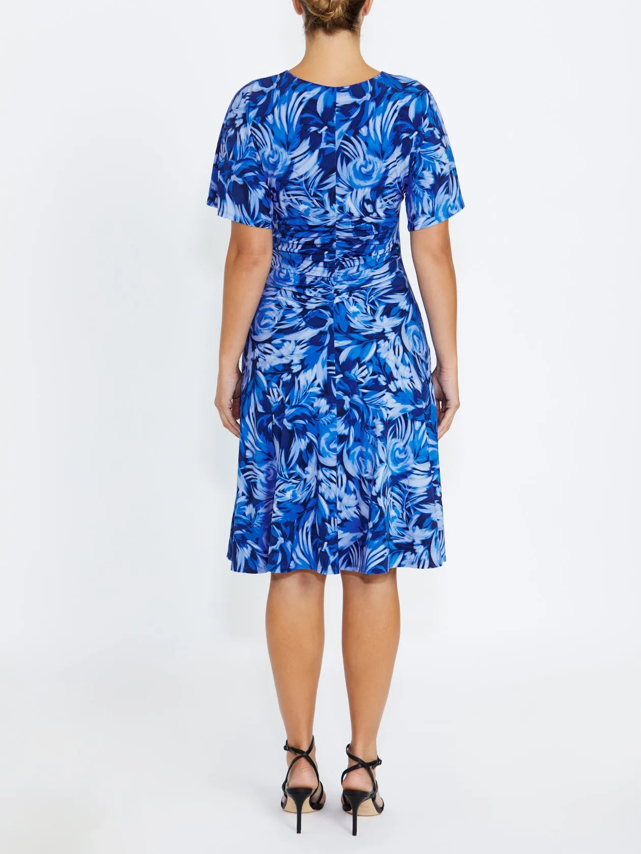 Shelly Blue Jersey Dress Dream Look Sporty-Look