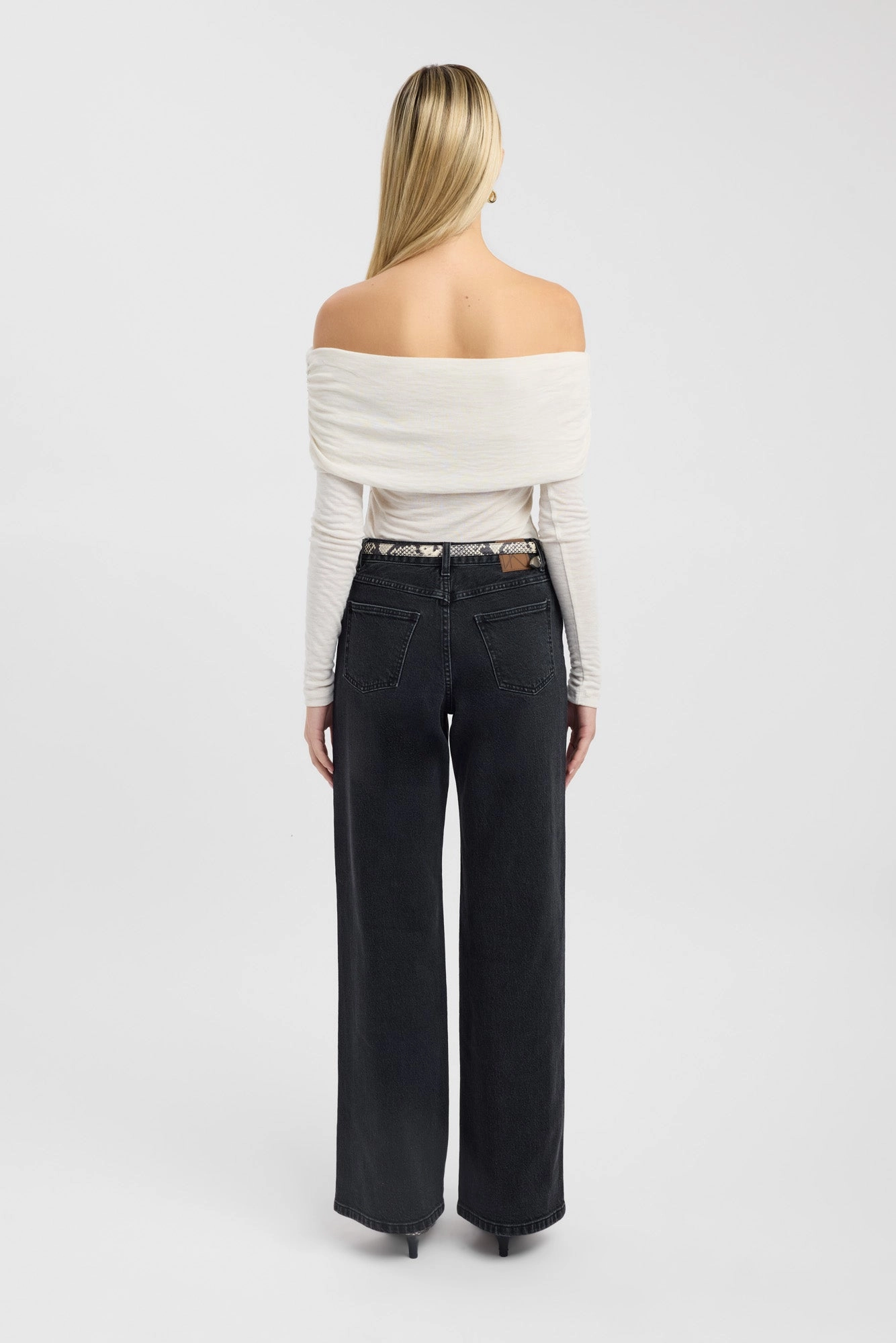 FourWay Stretch Fabric Shiloh Fold Top