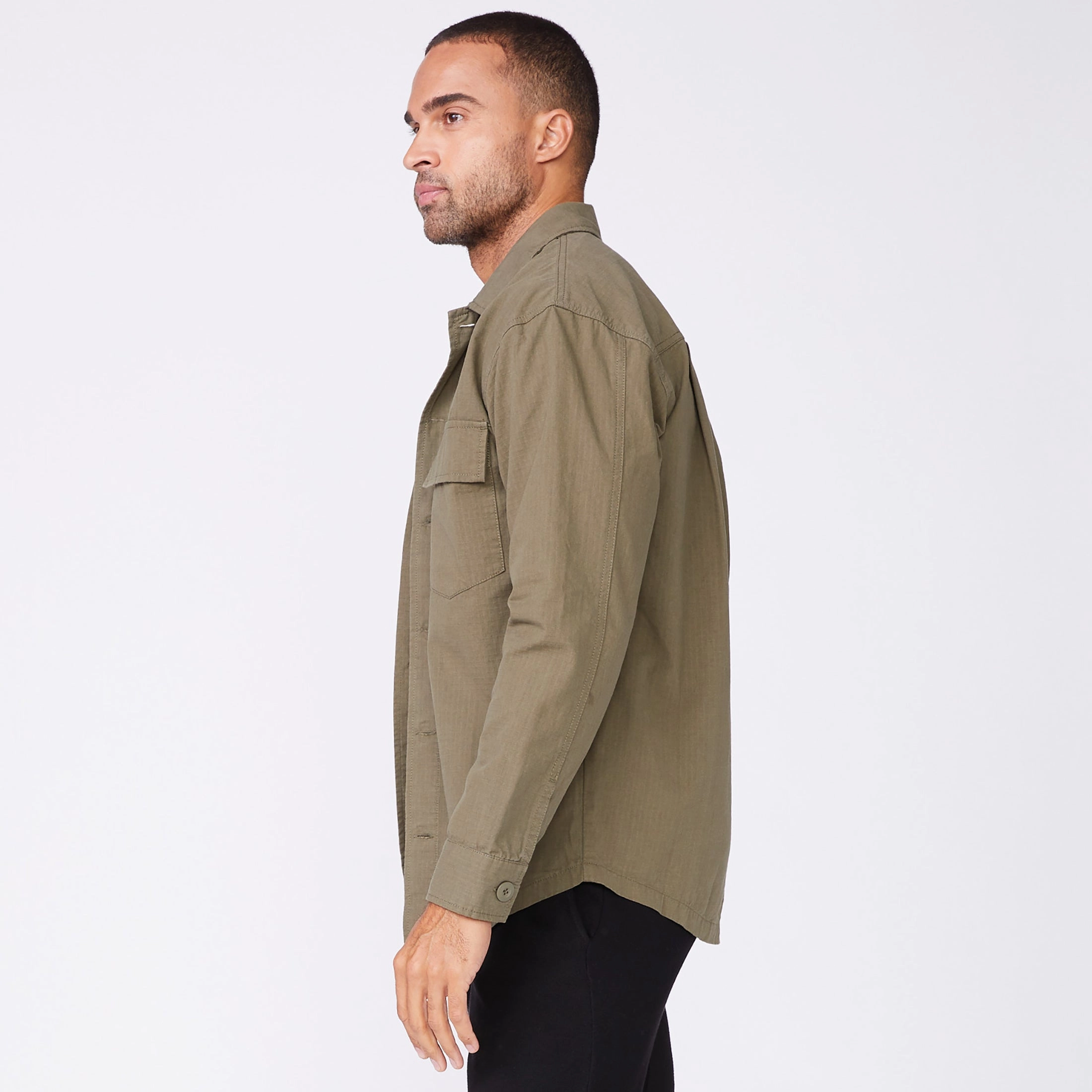 FasteningHood BreathableBackVents Shirt Jacket