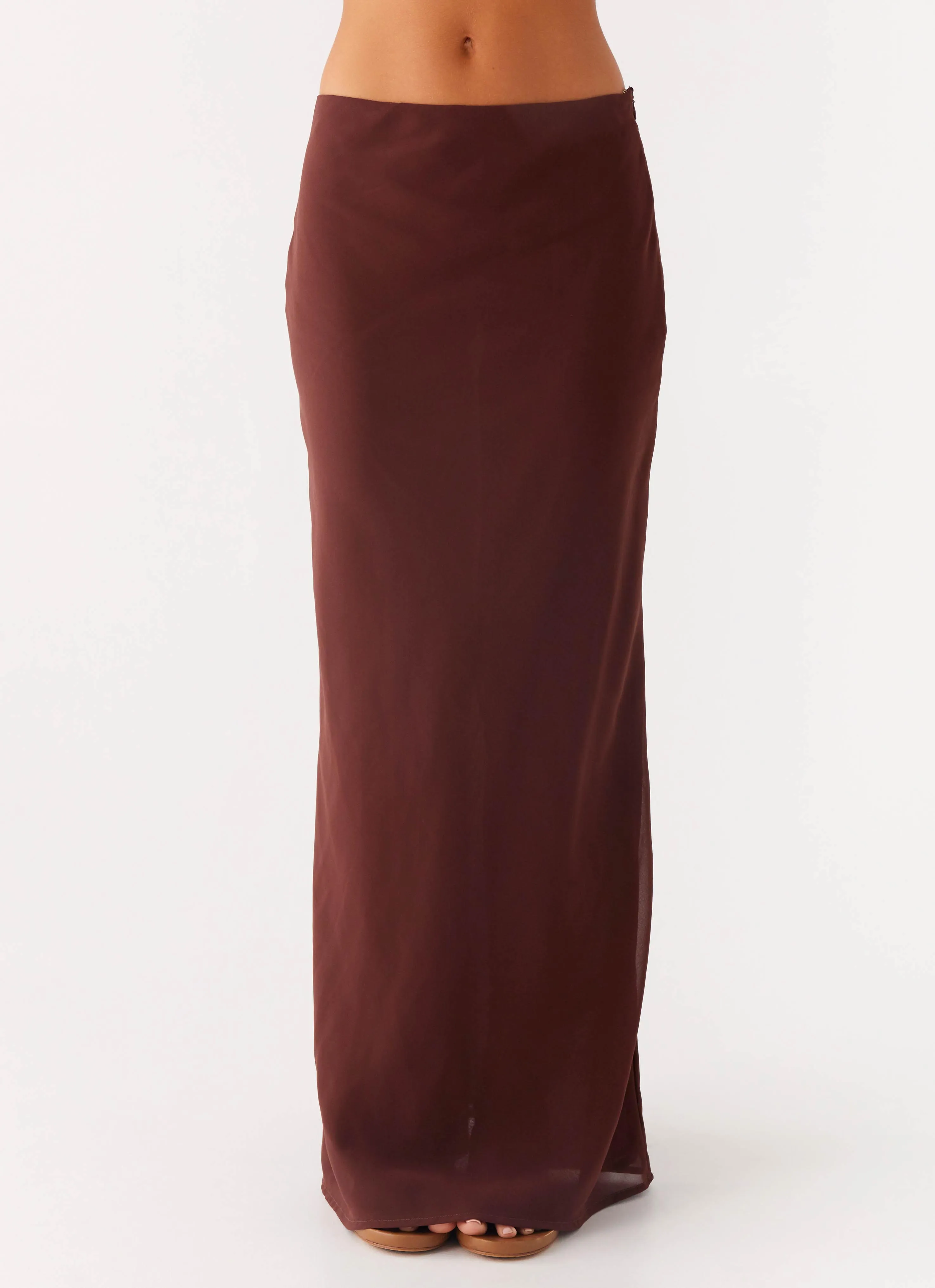 Sienna Sunset Maxi Skirt - Chocolate Core Flex