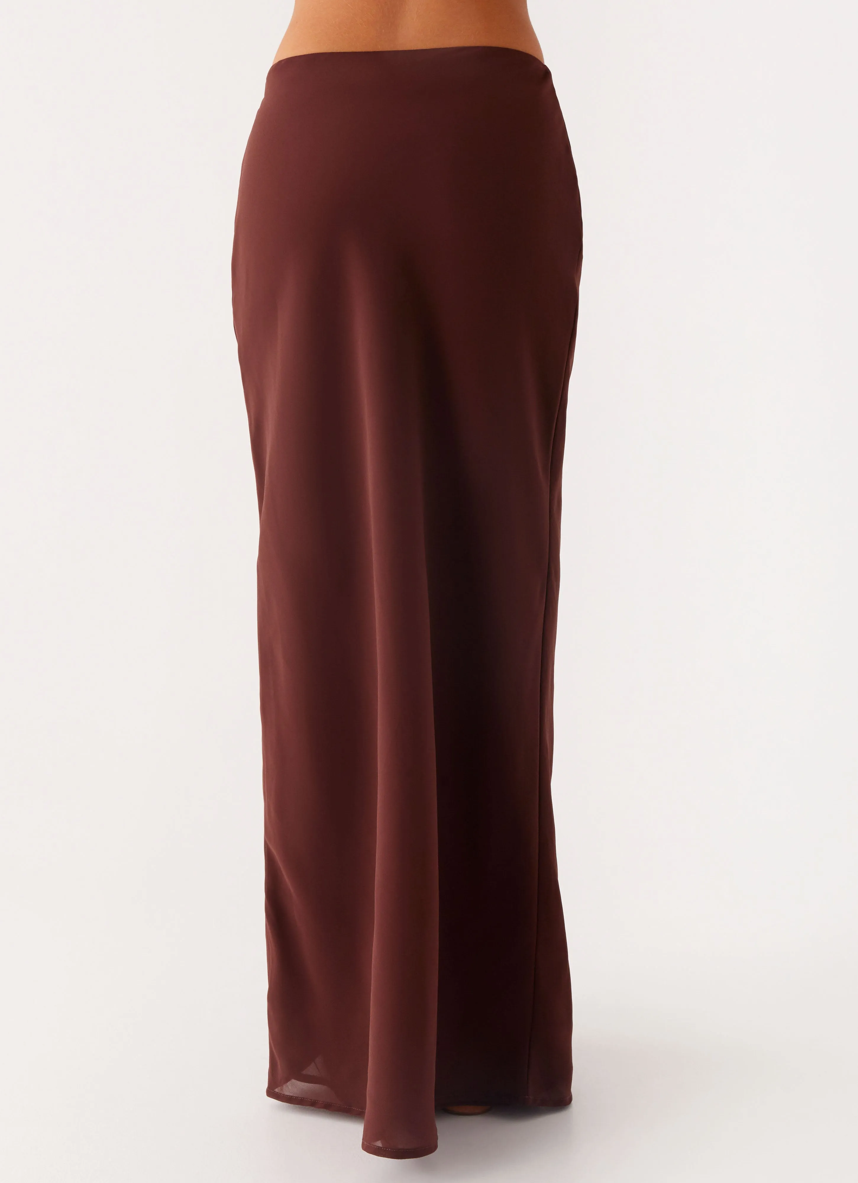 Sienna Sunset Maxi Skirt - Chocolate Chilly Comfort