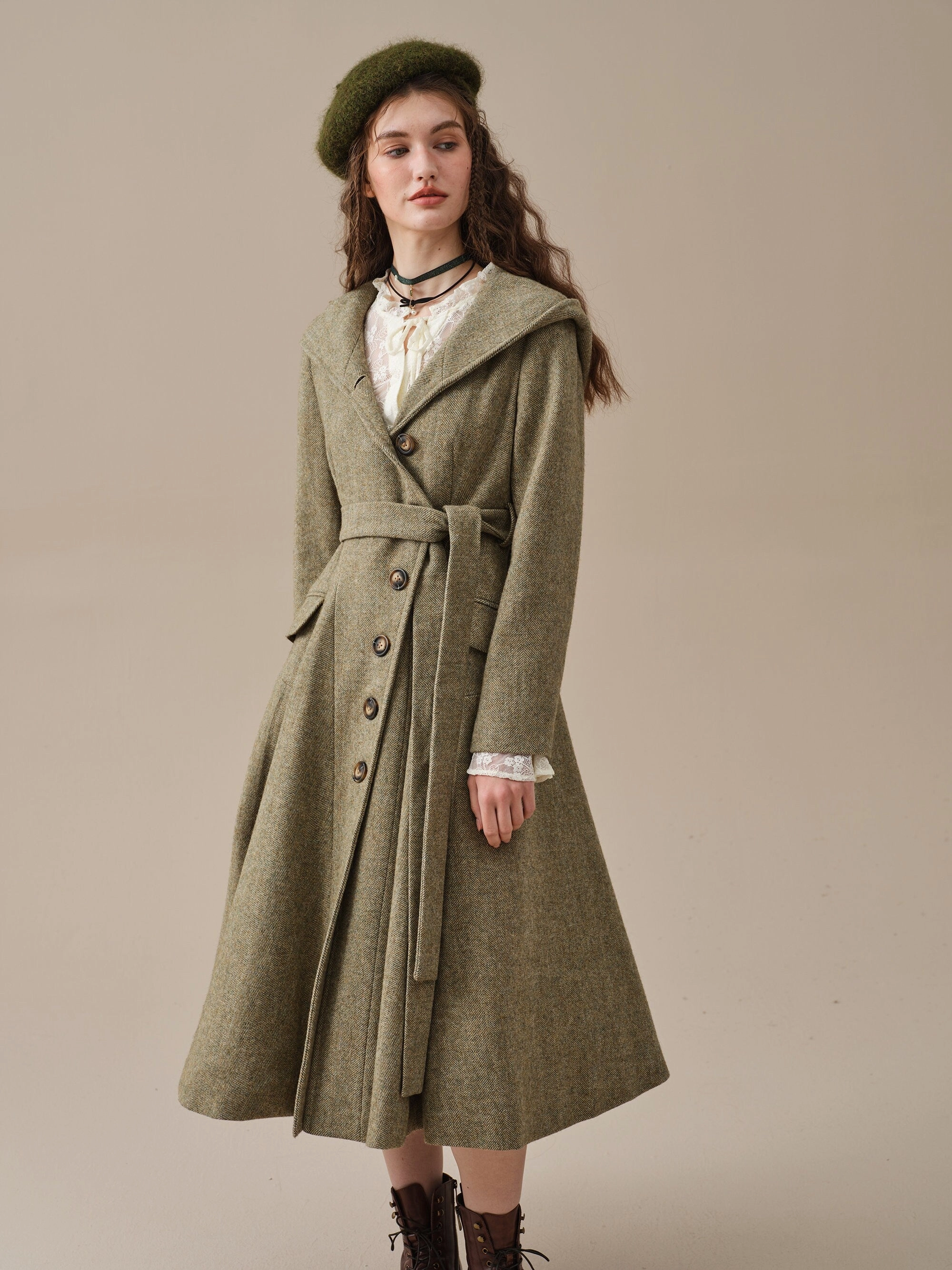 Sierra 17 | 100% wool classic coat soft elegance Timeless Wearable