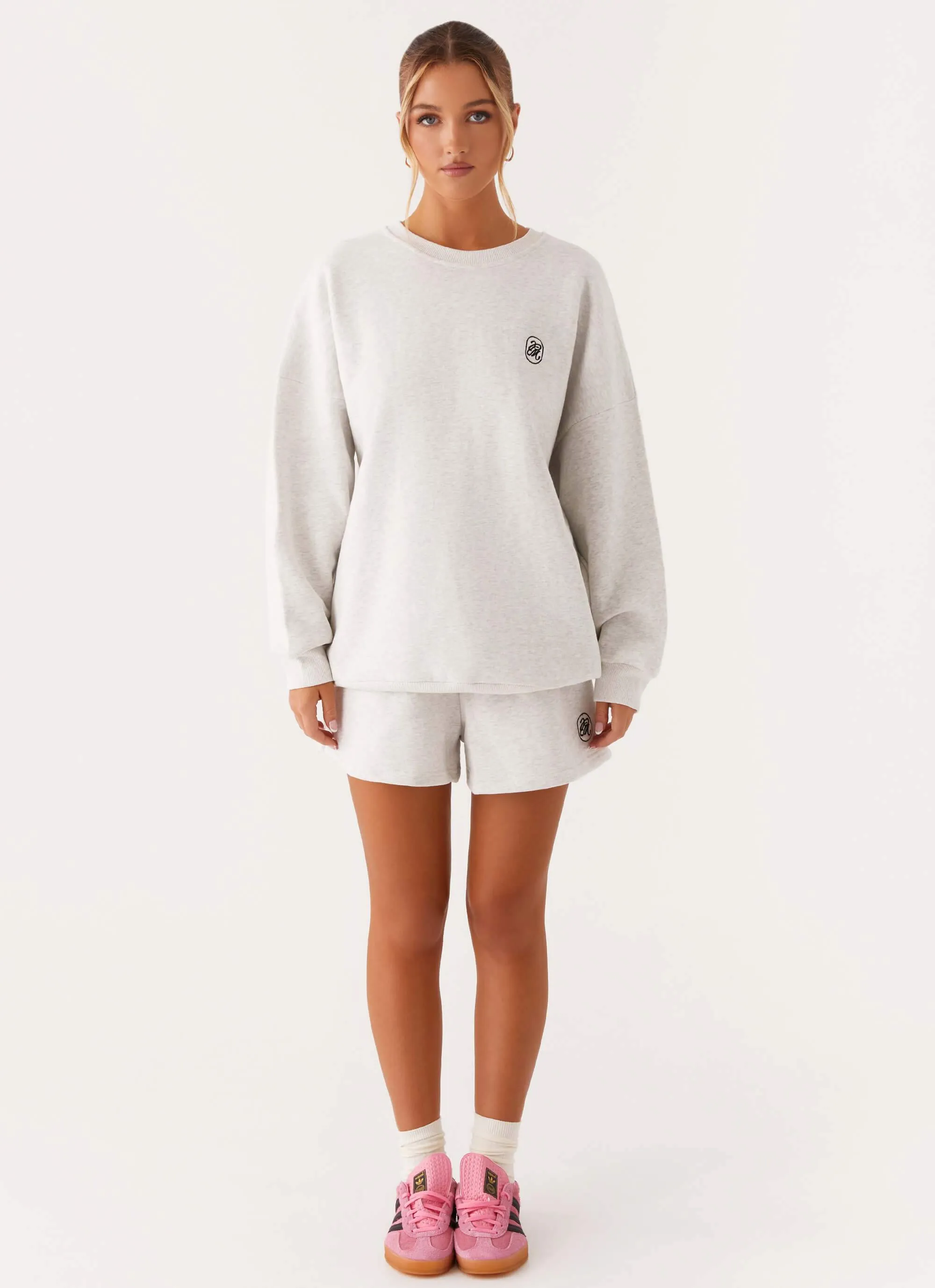 Signature Sweatshorts - Grey NonSlipInnerGrip