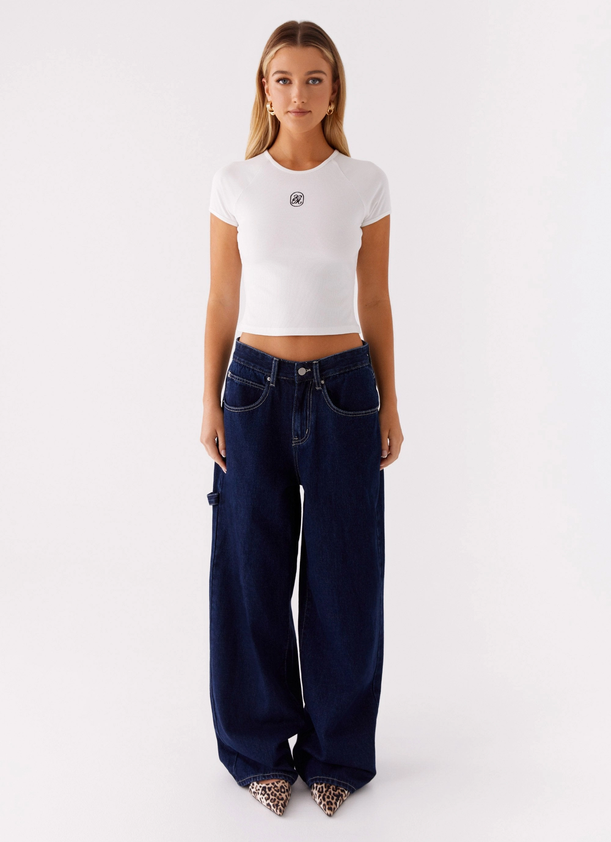 Signature Monogram Tee - Off White AbrasionResistant Circular Knit Technology