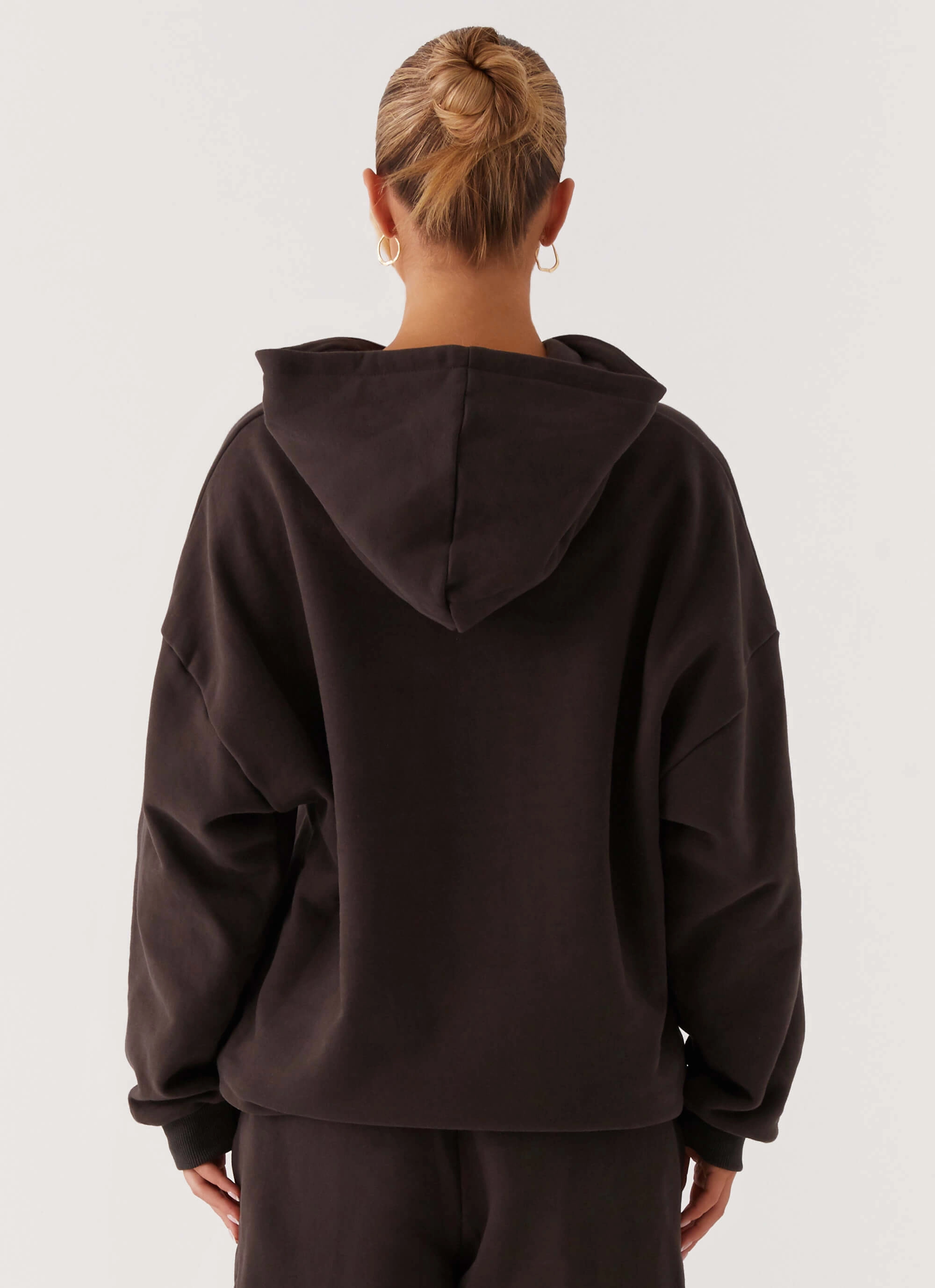 Signature Oversized Hoodie - Charcoal Stain Release Coating