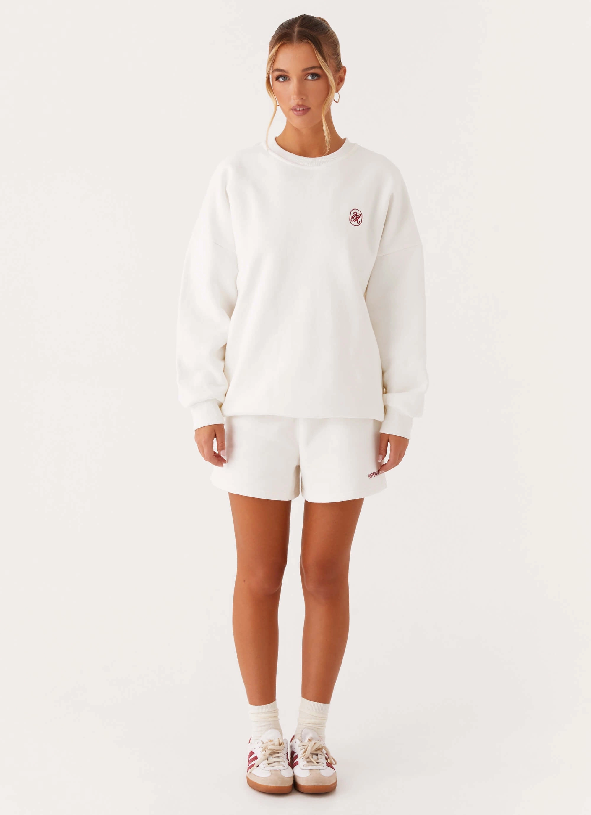 Home Comfort Signature Oversized Sweatshirt - Ivory