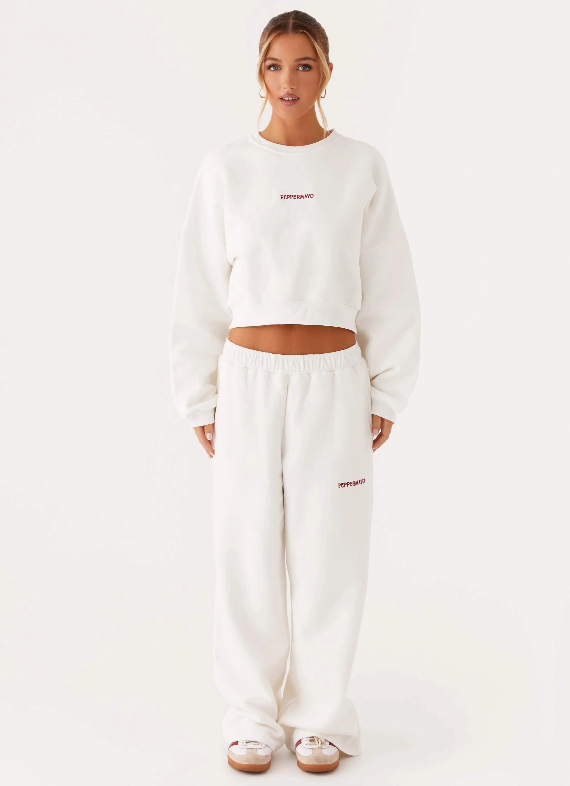 Signature Sweatpants - Ivory Form Fitting