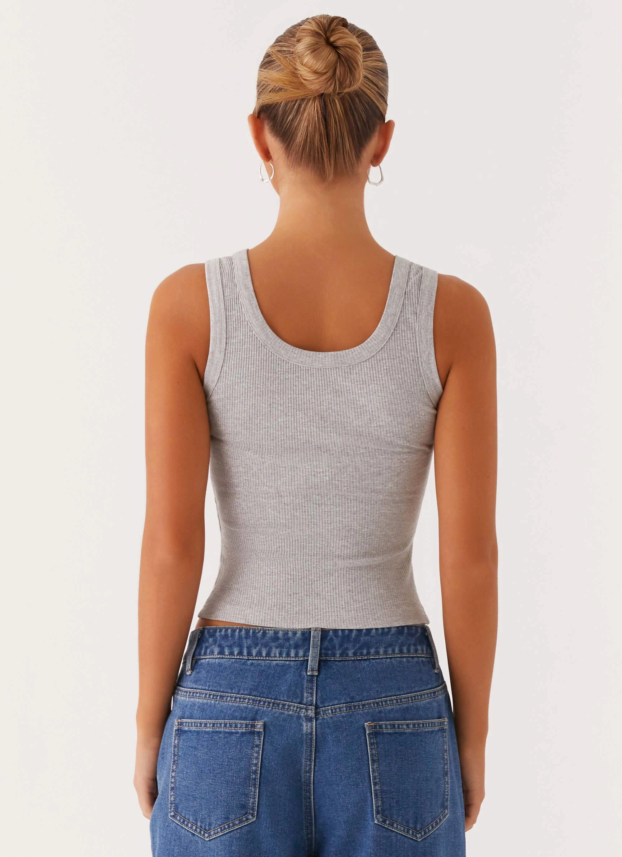 FadeResistantTechnology Signature Tank Top - Light Grey Marle