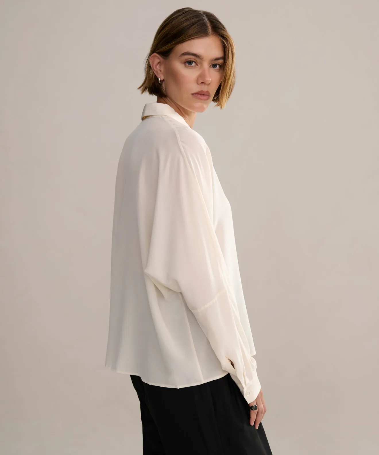 Silk Sloane Shirt Tailored Seams High Visibility Trim
