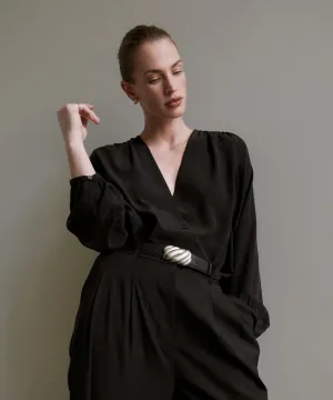 Silk Sydney Top Lightweight Layering Piece Silk Sydney Top BreathableMeshPanel