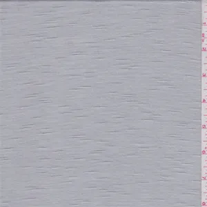 Silver Rayon Slubbed Jersey Knit Fabric
