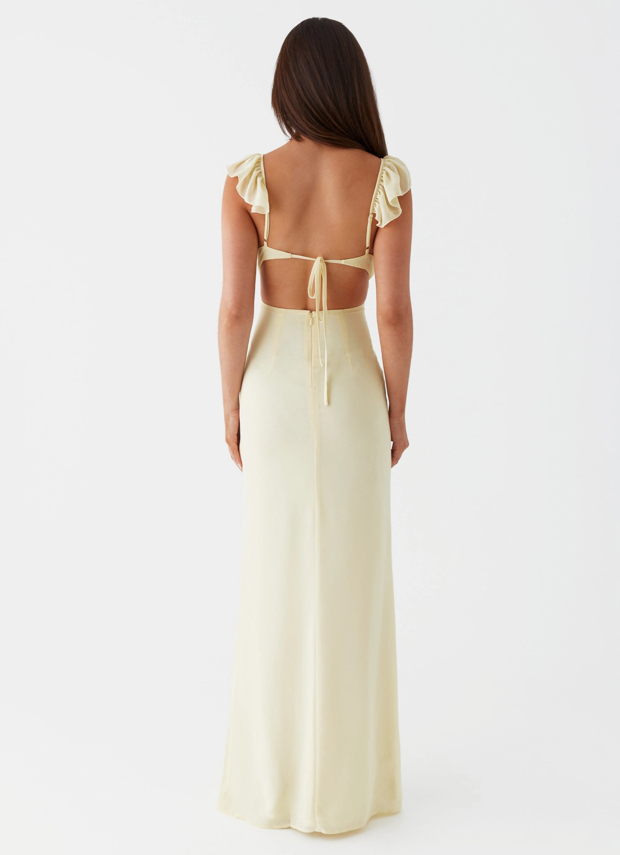 Versatile party outfit Natural Form Silvie Maxi Dress - Yellow