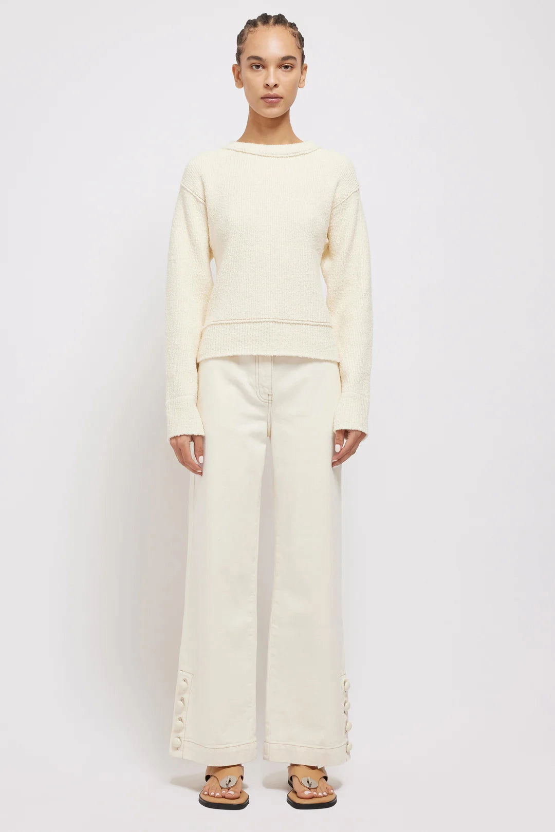 Comfy Wear Fit Snug Fit Knit Simkhai Sabina Crossover Sweater