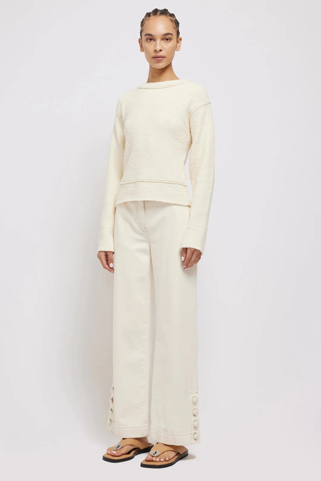 Machine Washable Design Cozy Knit Piece Simkhai Sabina Crossover Sweater