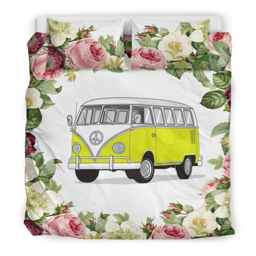 Simple Floral Bedding Set