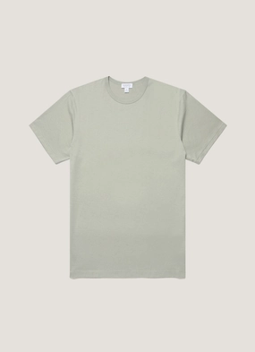 Simple looks Men's Classic T-shirt in Pastel Green Men's Classic T-shirt in Pastel Green Relaxed Flex Quick Dry Fabric