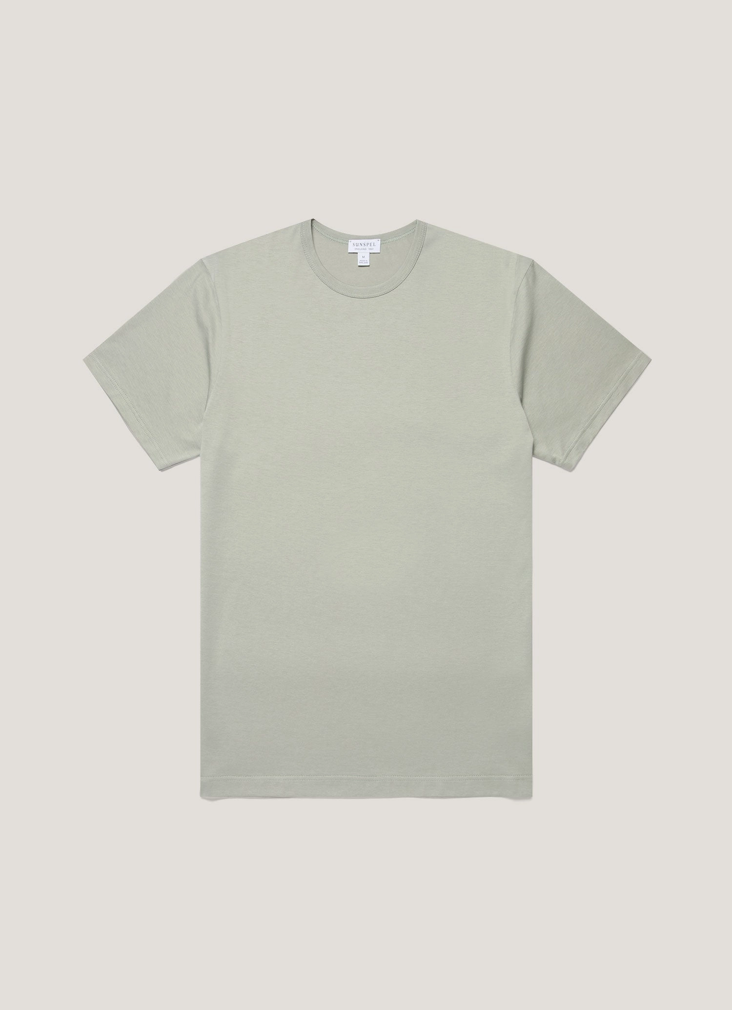 Men's Classic T-shirt in Pastel Green Relaxed Flex Quick Dry Fabric