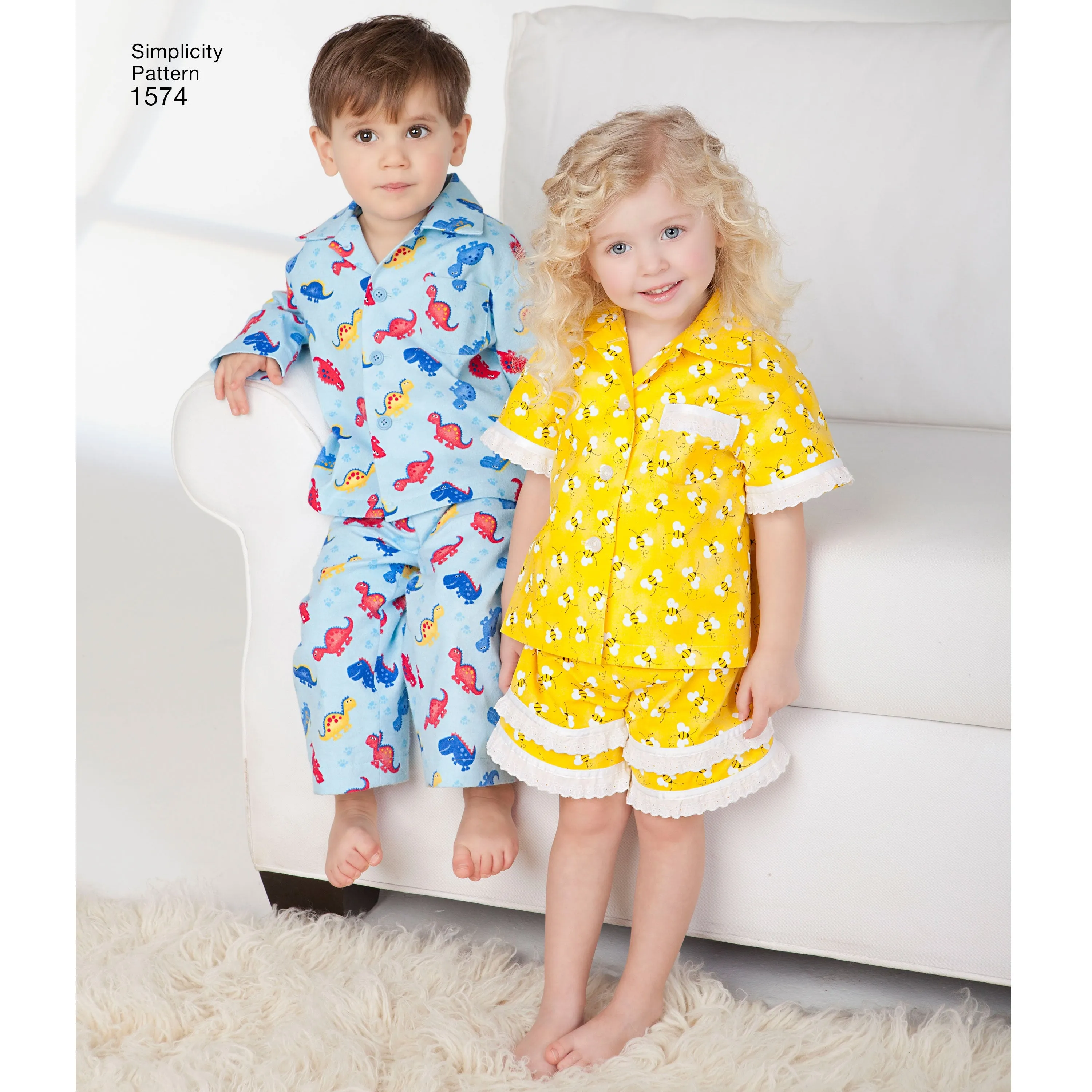 Simplicity Pattern 1574 Toddlers' Loungewear