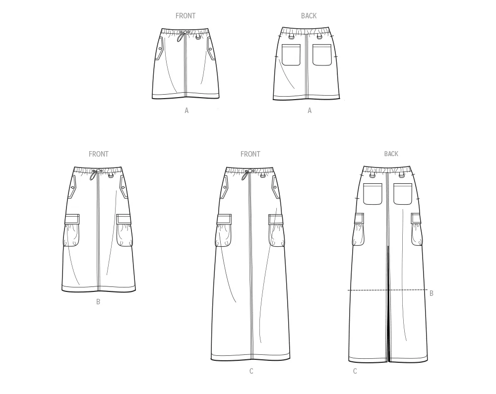 Simplicity Pattern S9891 Misses' Skirt Pants