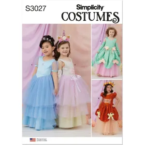 Simplicity Sewing Pattern S3027 Children's Costumes