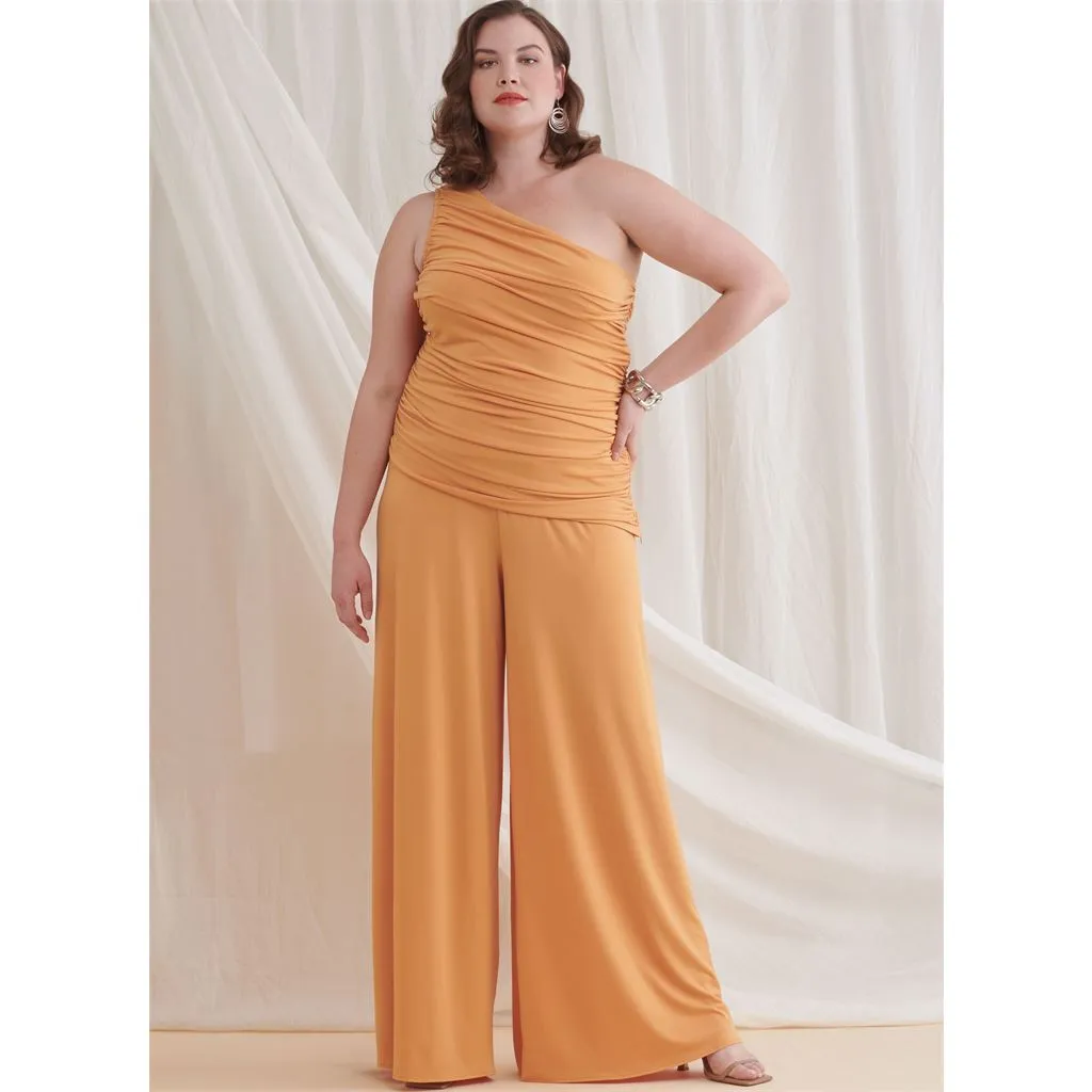 Simplicity Sewing Pattern S9790 Women's Knit Tops, Pants and Skirt