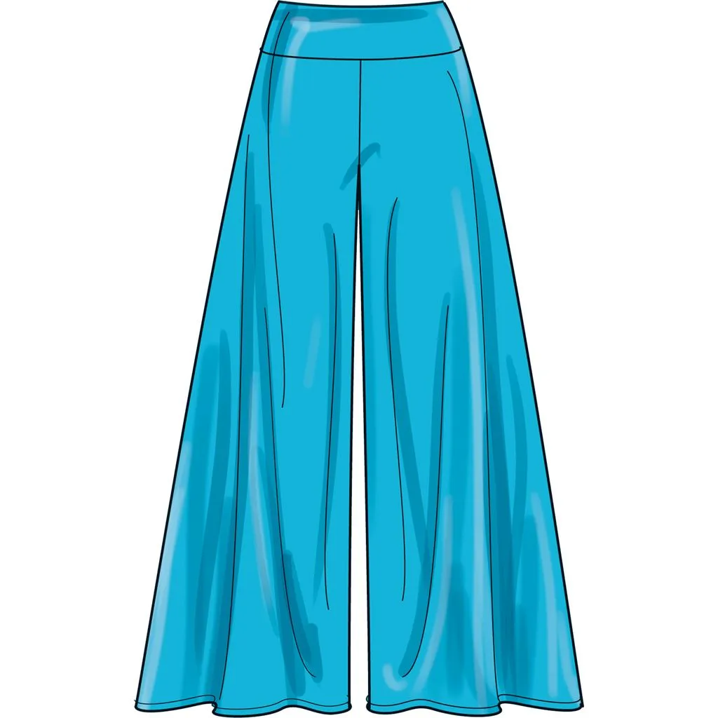 Simplicity Sewing Pattern S9790 Women's Knit Tops, Pants and Skirt