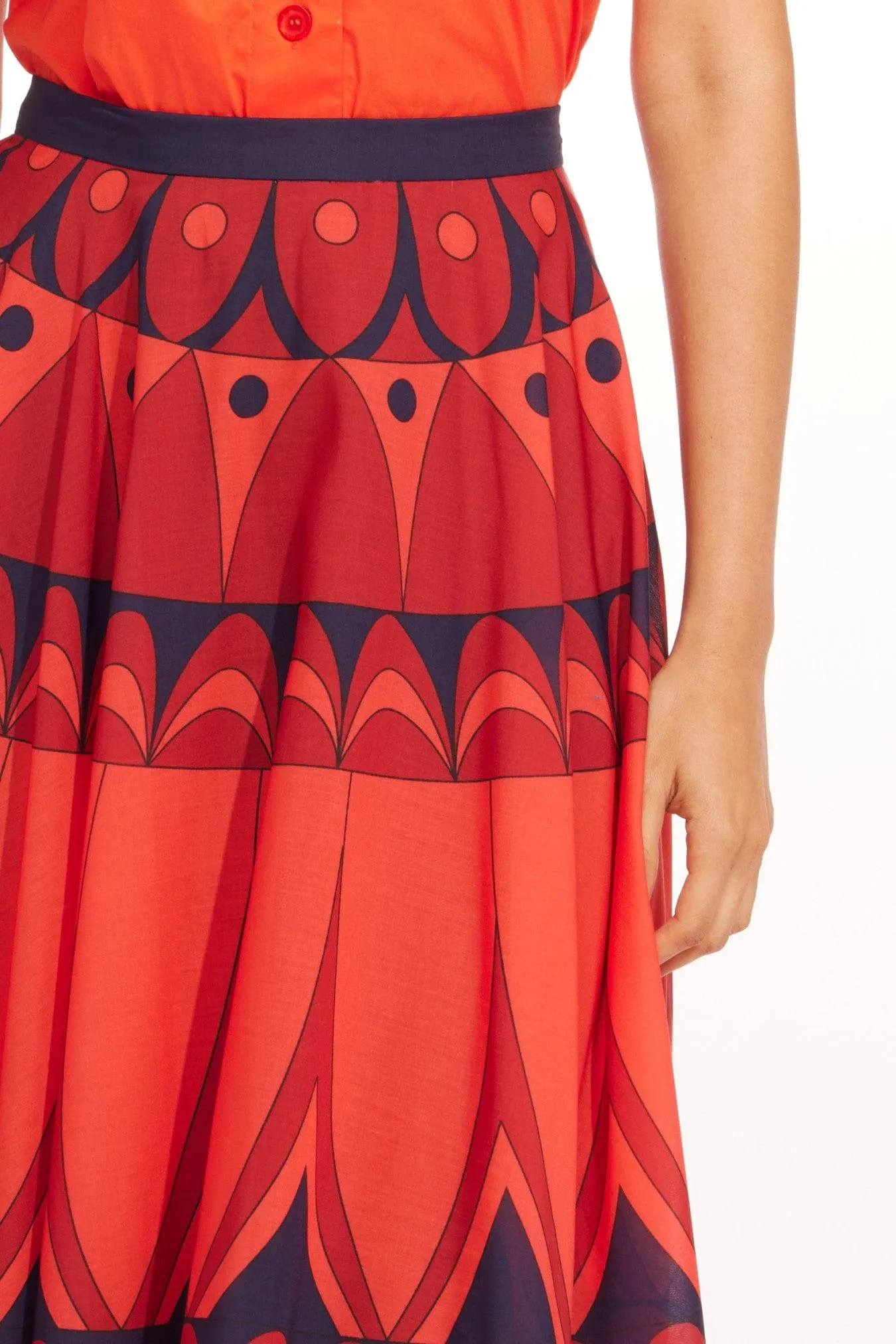 Designer Label Sinead Maxi skirt - Neptune