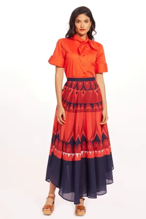 Sinead Maxi skirt - Neptune Split Slit Sinead Maxi skirt - Neptune Modern Luxe Travel Influence