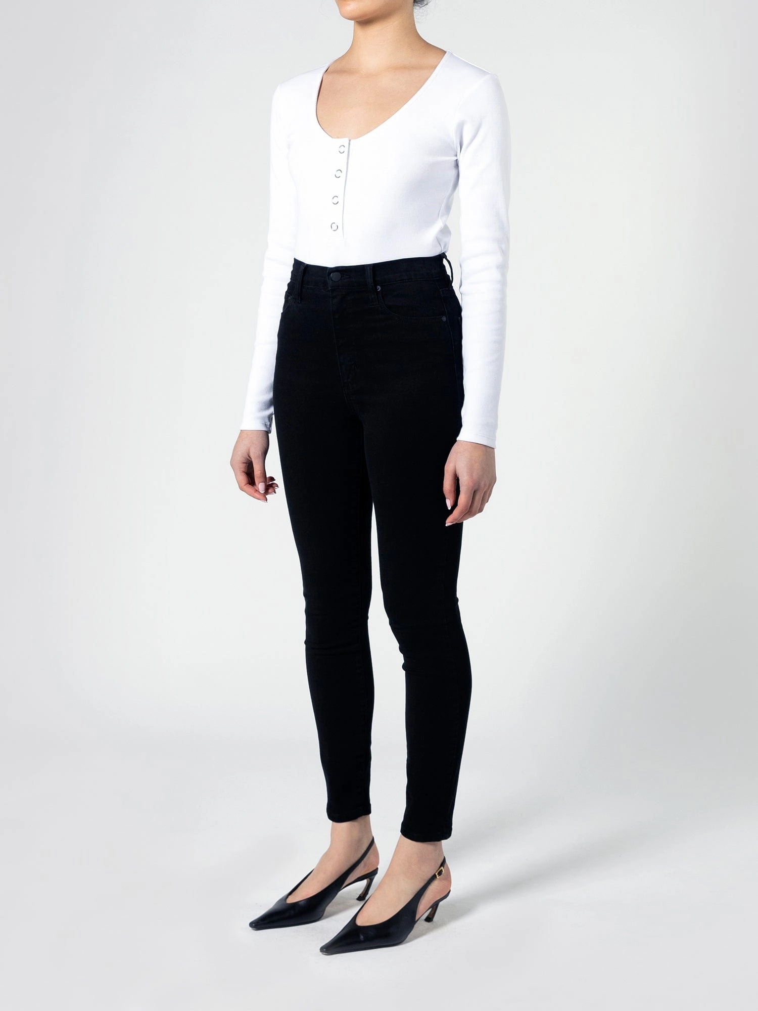 Siren Skinny Ankle Powerblack Garment Dyed Technique