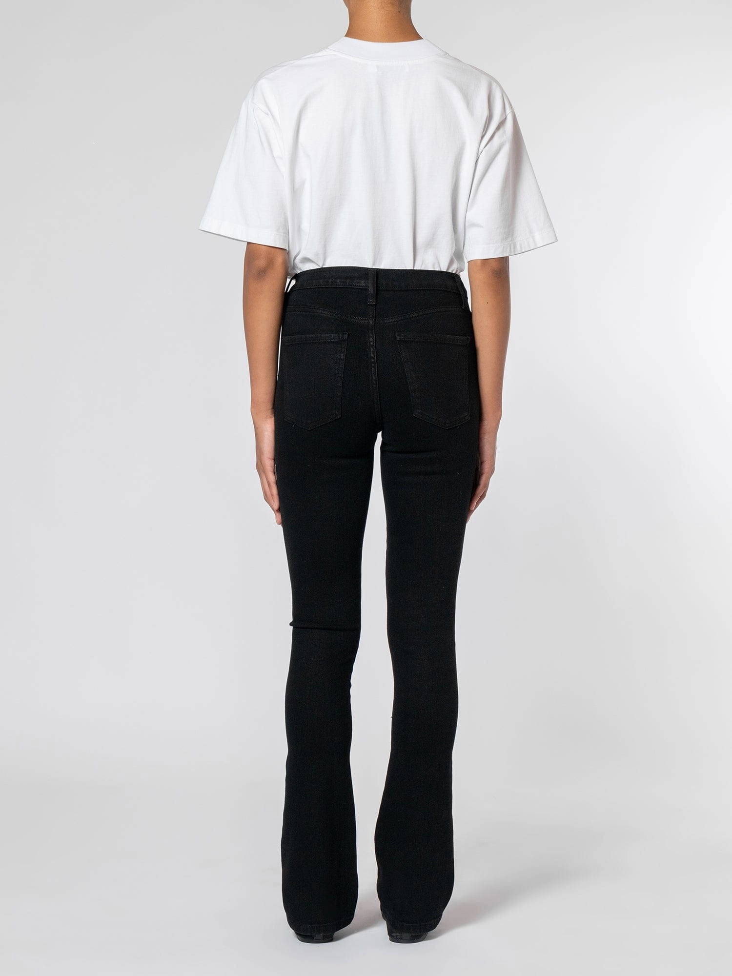 Skinny Boot Pure Black Functional Waistband Minimalist Traveler Gear Bold Look