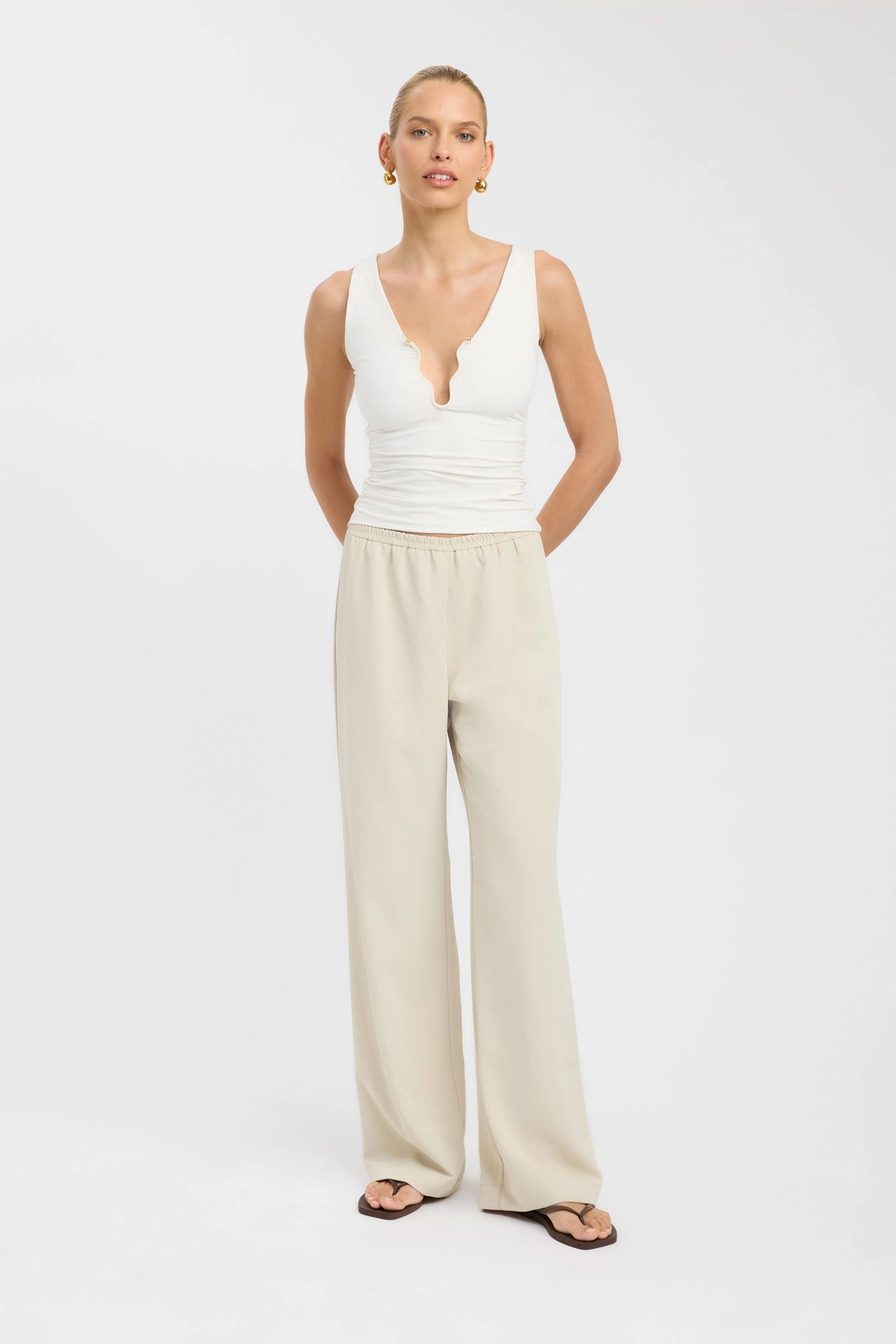Comfy Vibes Flattering Shape Opal Wide Leg Pant
